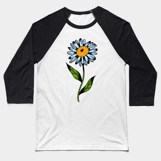 Daisy Baseball T-Shirt by drawingsbydarcy